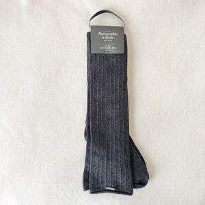 Vintage grey Abercrombie & Fitch Over-the-Knee Knit Socks  NWT